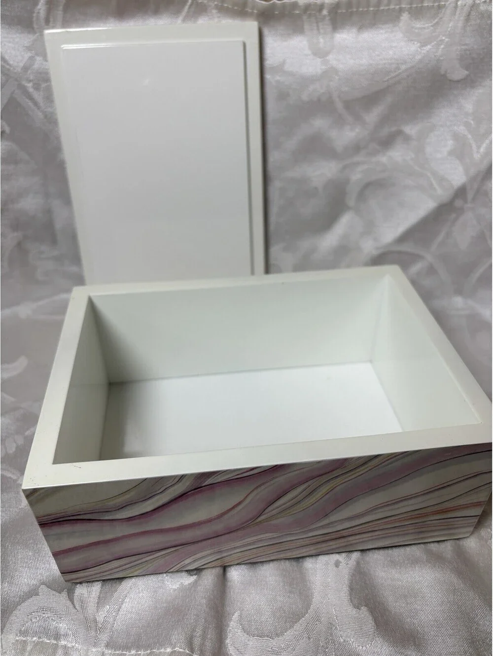 Happy Chic By Jonathan Adler Small marbled pattern jewelry box
